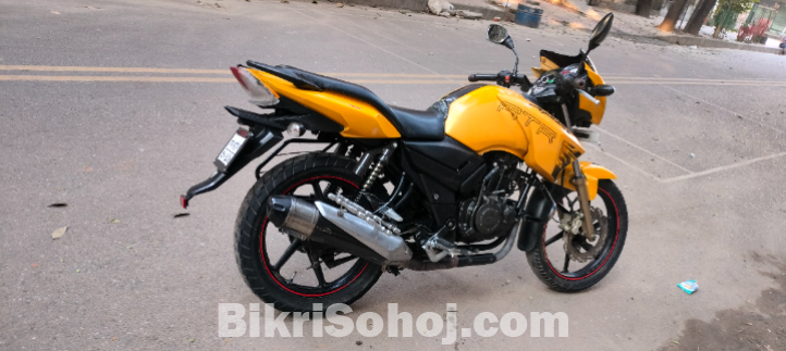 Apache rtr 160 yellow